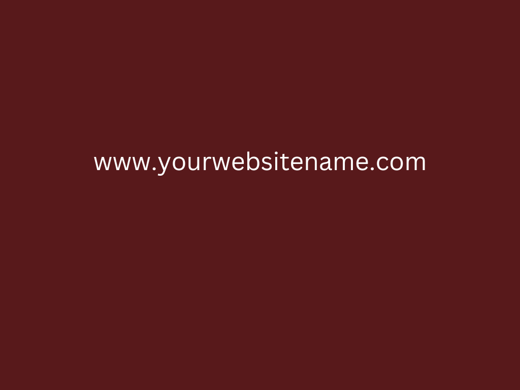 website name